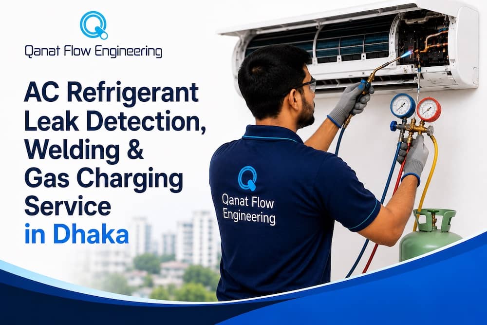 AC Refrigerant Leak Detection, Welding & Gas Charging Service in Dhaka