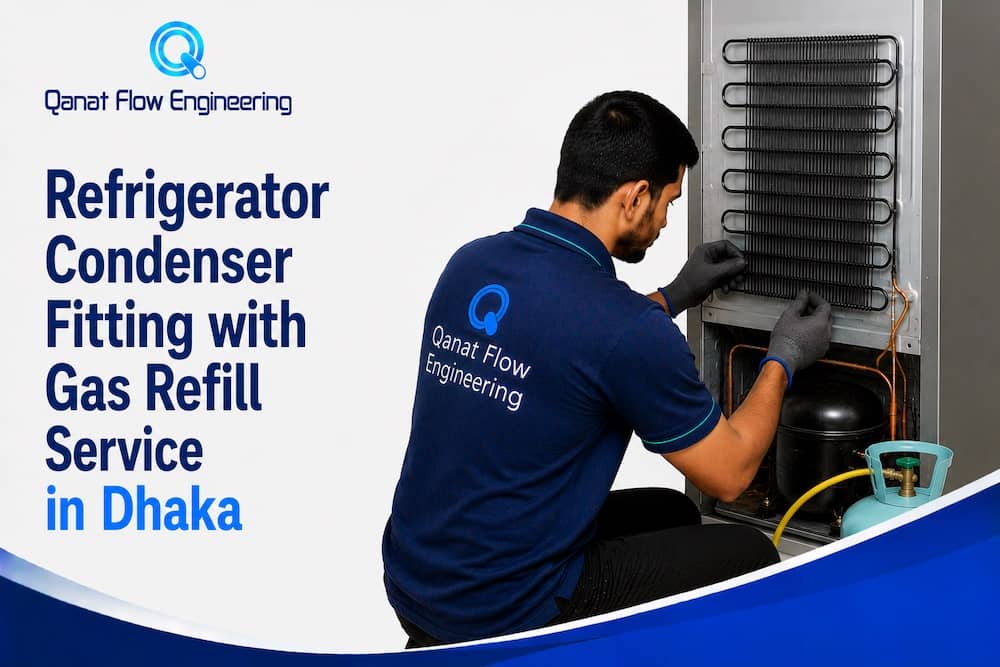 Refrigerator Condenser Fitting with Gas Refill Service in Dhaka